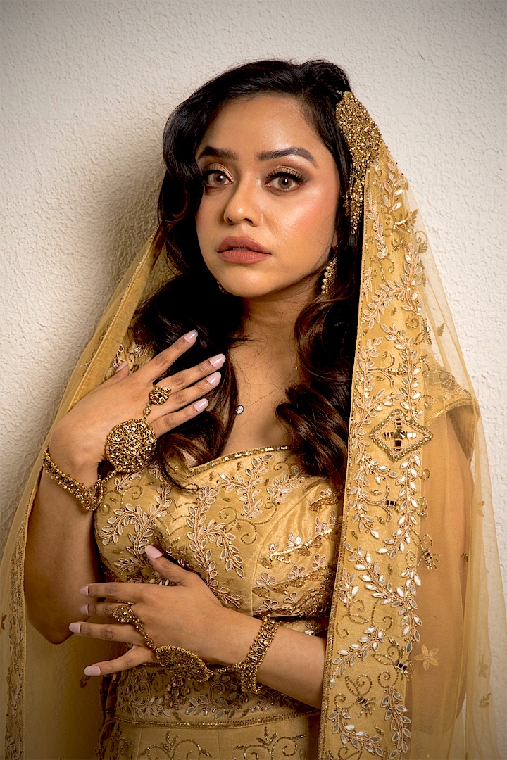 Bridal makeup look