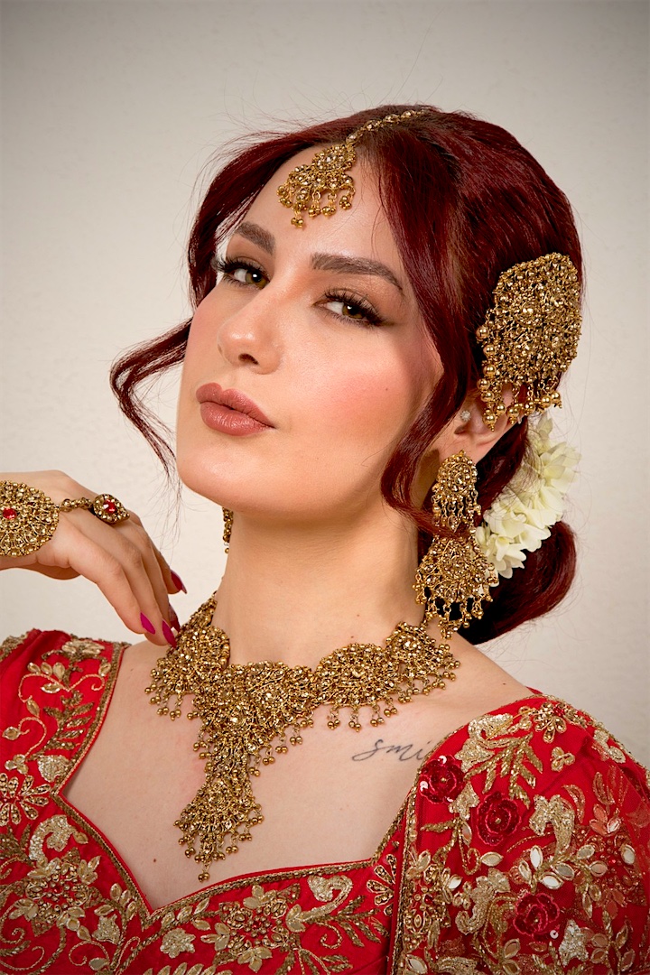 Bridal makeup look