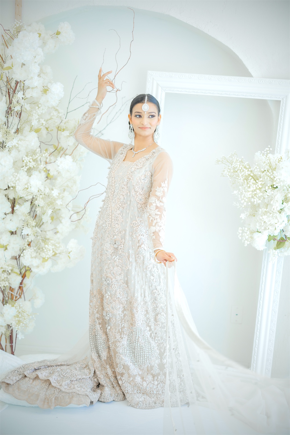 Ivory bridal editorial